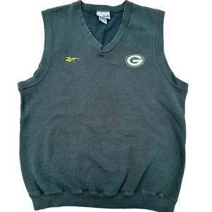 Vintage Green Bay Packers Sweater Vest / Reebok / Football / Sportswear